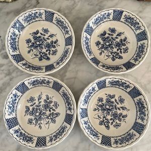 Vintage English ironstone bowls - set of 4